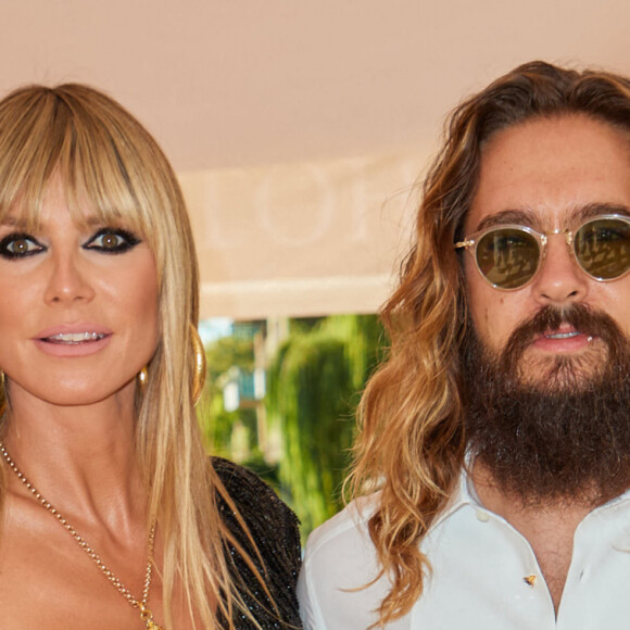 Heidi Klum et son mari Tom Kaulitz - People à la sortie de l'événement Dolce & Gabbana à l'hôtel Excelsior à Venise. Le 29 août 2021