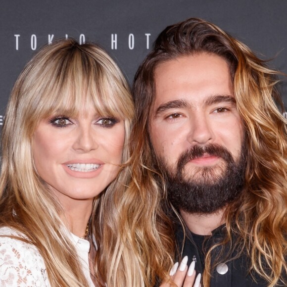 Heidi Klum et son mari Tom Kaulitz - Le groupe Tokio Hotel présente son nouveau single "Here comes The Night" au club China à Berlin, Allemagne, le 22 octobre 2021. 