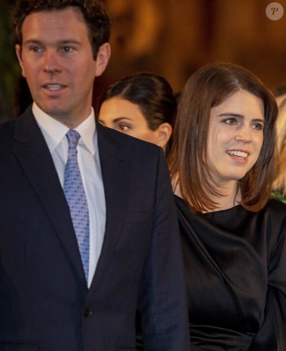 Princesse Eugenie d'York au mariage du Prince Philippos de Greece et de la princesse Nina-Nastassja Flohr le 23 octobre 2021. @ddp images/PPE/NIeboer/ABACAPRESS.COM