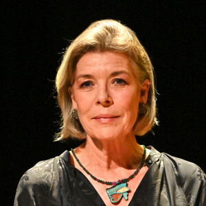 La princesse Caroline de Hanovre lors de la cérémonie de proclamation des Prix de la Fondation Prince Pierre de Monaco à l'opéra Garnier à Monaco, le 12 octobre 2021. © Bruno Bebert / Pool Monaco / Bestimage