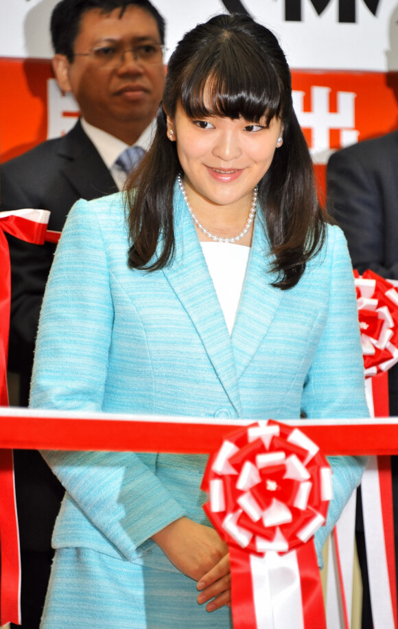 La princesse impériale Mako d'Akishino à 21 ème foire du livre de Tokyo le 2 juillet 2014