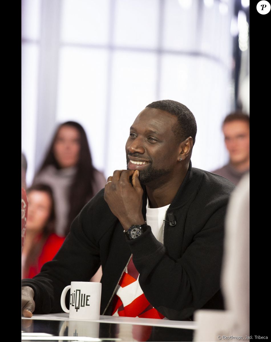 Exclusif - Omar Sy - Enregistrement de l'émission "Clique" présentée par M. Achour sur Canal Plus, le 11 février 2020. © Jack Tribeca/Bestimage