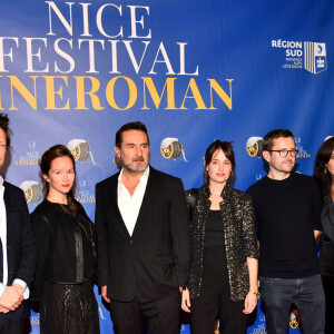 Frédéric Tellier, Chloé Stefani, Gilles Lellouche, Marie Gillain et Nathalie Benoin - Soirée de clôture de la 3e édition du Festival Cinéroman à Nice, le 24 octobre 2021. © Bruno Bebert / Bestimage