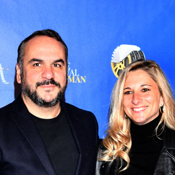 François-Xavier Demaison et sa femme Anaïs - Soirée de clôture de la 3e édition du Festival Cinéroman à Nice, le 24 octobre 2021. © Bruno Bebert / Bestimage