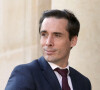 Jean-Baptiste Djebbari, ministre des transports - Les membres du gouvernement arrivent pour la présentation du plan d'investissement "France 2030" par le président de la République française au palais de l'Elysée à Paris, France, le 12 octobre 2021.