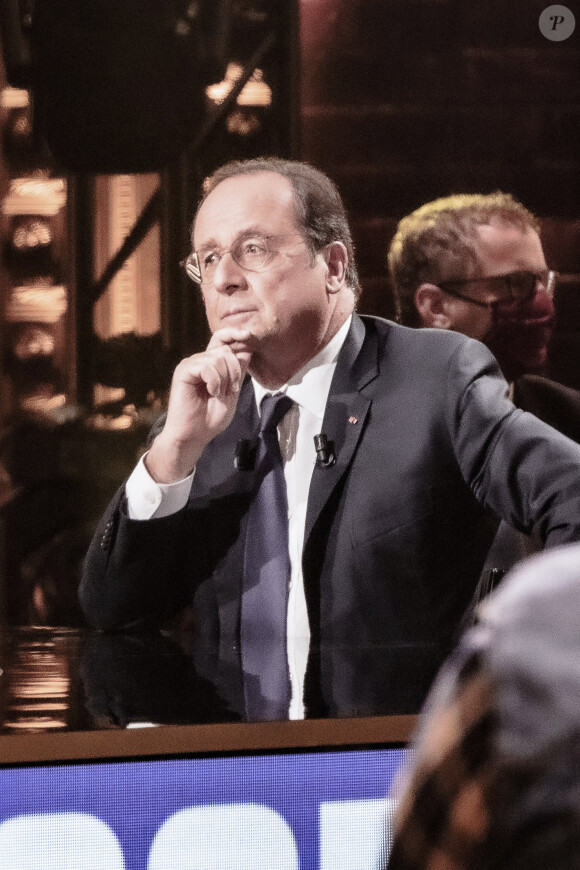 Exclusif - François Hollande - Sur le plateau de l'émissio"n On Est En Direct"
