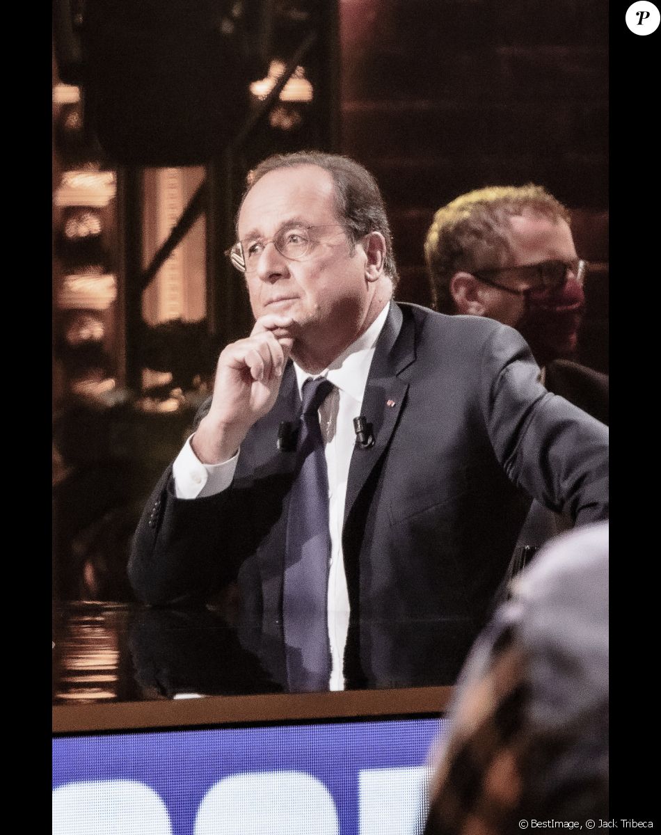 Exclusif - François Hollande - Sur le plateau de l'émissio"n On Est En Direct"