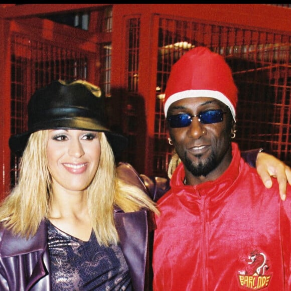 Archives - Lââm et son mari à la générale de la comédie musicale "Ali Baba" à Paris. 2000.