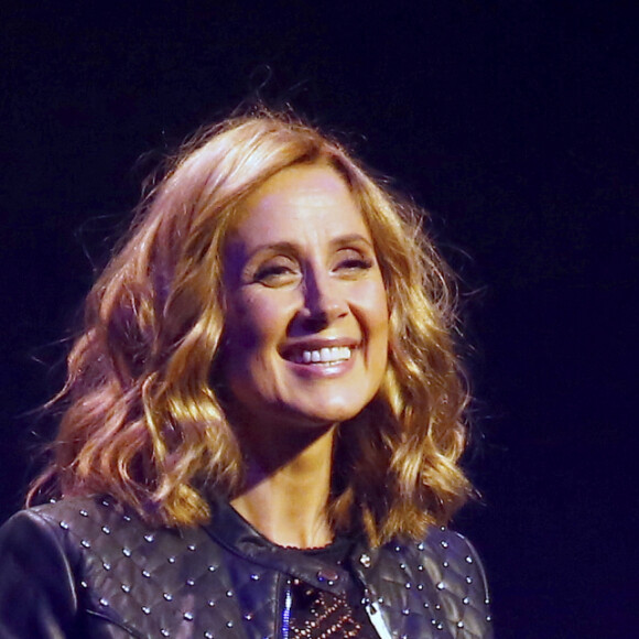 Lara Fabian en concert au Beacon Theatre à New York, dans le cadre de sa tournée "Camouflage World Tour 2018", le 5 février 2018. © Charles Guerin/Bestimage USA