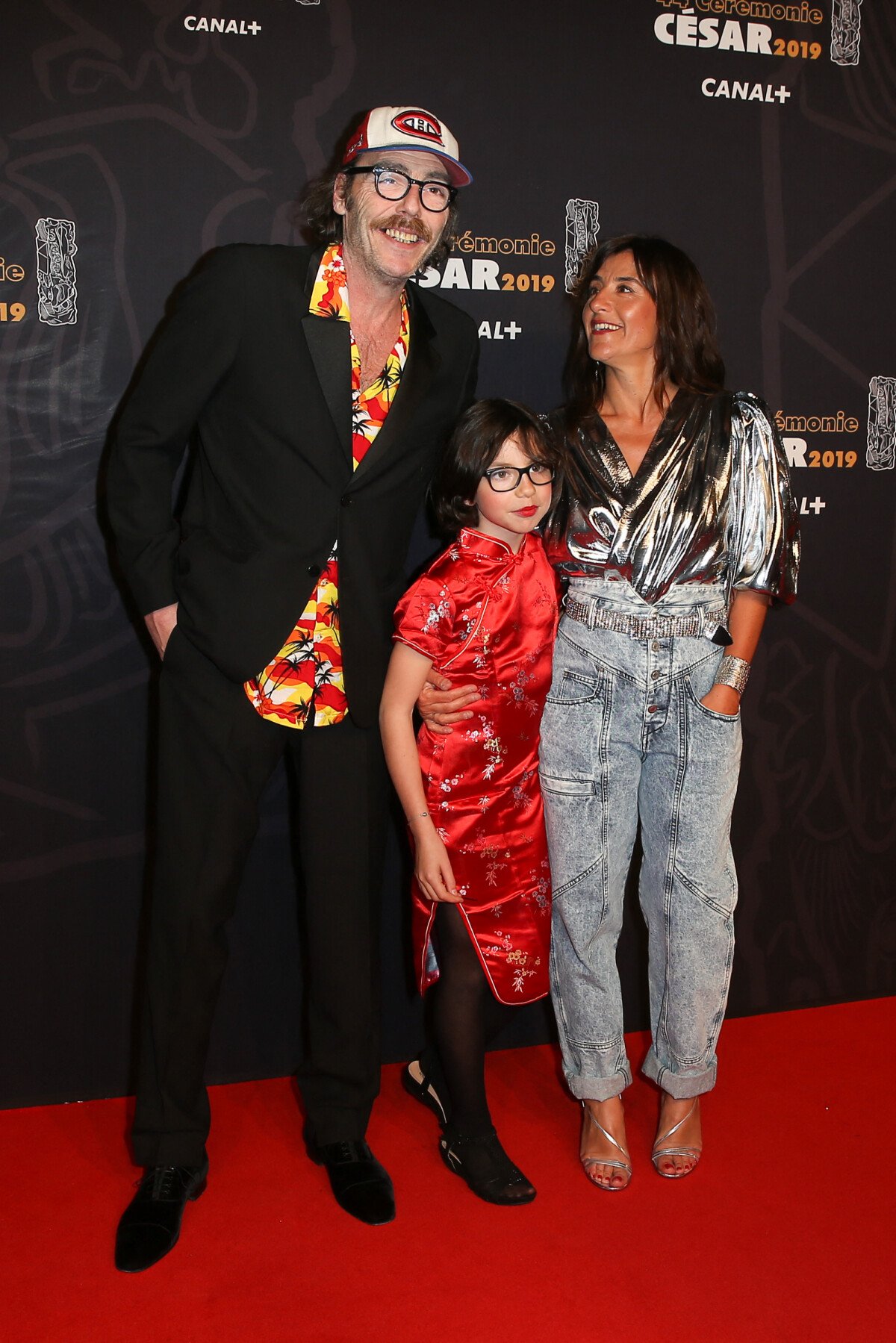 Photo Romane Bohringer et son compagnon Philippe Rebbot avec leur fille Rose Photocall de la Photo Romane Bohringer et son compagnon Philippe Rebbot avec leur fille Rose Photocall de la