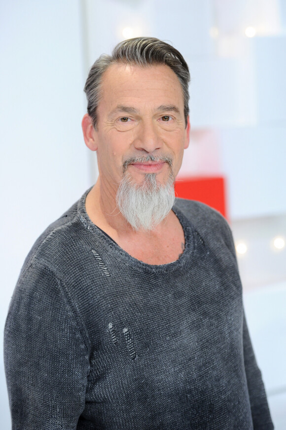 Exclusif - Florent Pagny - Enregistrement de l'émission "Vivement Dimanche" présentée par M.Drucker et diffusée le 1er mars 2020 sur France 2. Le 19 février 2020 © Guillaume Gaffiot / Bestimage 