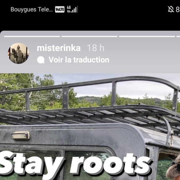 Inca, le fils de Florent Pagny, a publié plusieurs photos à l'occasion des 60 ans du chanteur. Le 6 novembre 2021.