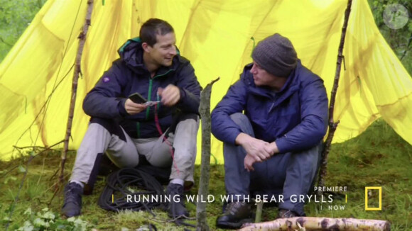 Captures d'écran de l'émission Running Wild avec Channing Tatum et Bear Grylls le 18 décembre 2019.