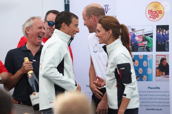 Catherine Kate Middleton - Le duc et la duchesse de Cambridge à la remise de prix de la régate King's Cup à Cowes le 8 août 209.