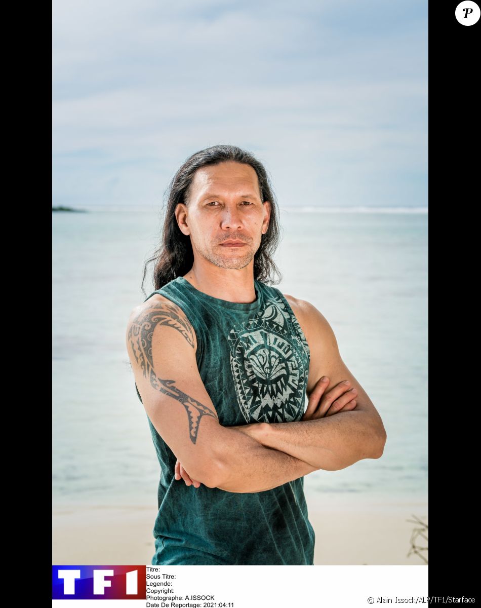 Teheiura dans "Koh-Lanta, La Légende", émission spéciale célébrant le vingtième anniversaire du jeu de survie de TF1.