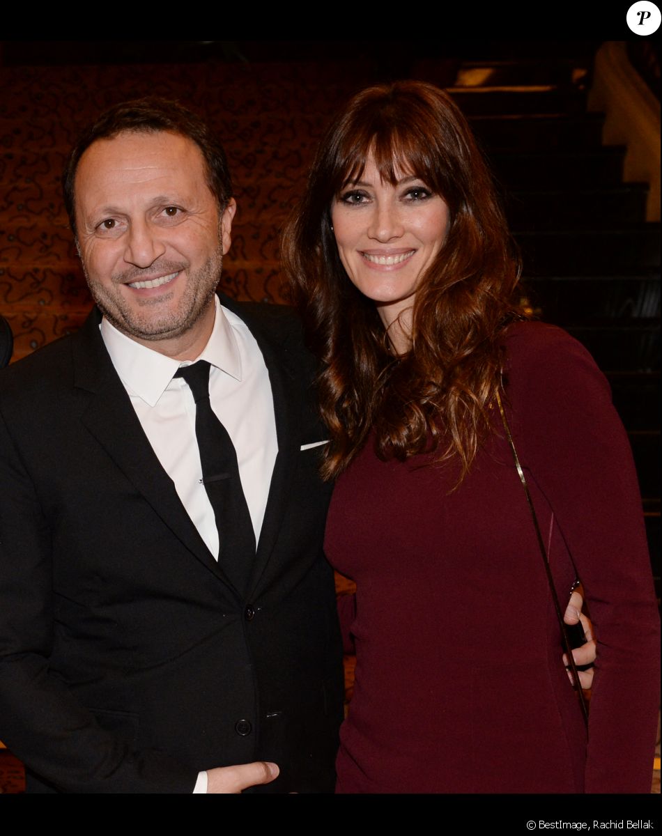 Exclusif - Arthur (Jacques Essebag) et sa compagne Mareva Galanter - Dîner de gala et vente aux enchère pour l'association "Sauveteurs sans frontières" à l'hôtel du collectionneur à Paris © Rachid Bellak/Bestimage
