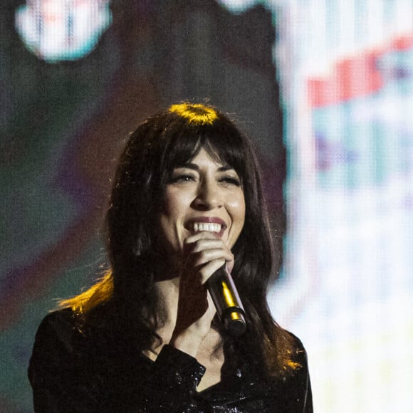 Nolwenn Leroy - Concert hommage à Johnny Hallyday "Que je t'aime" à l'AccorHotels Arena Paris Bercy à Paris. Le 14 septembre 2021. © Borde-Jacovides-Moreau / Bestimage