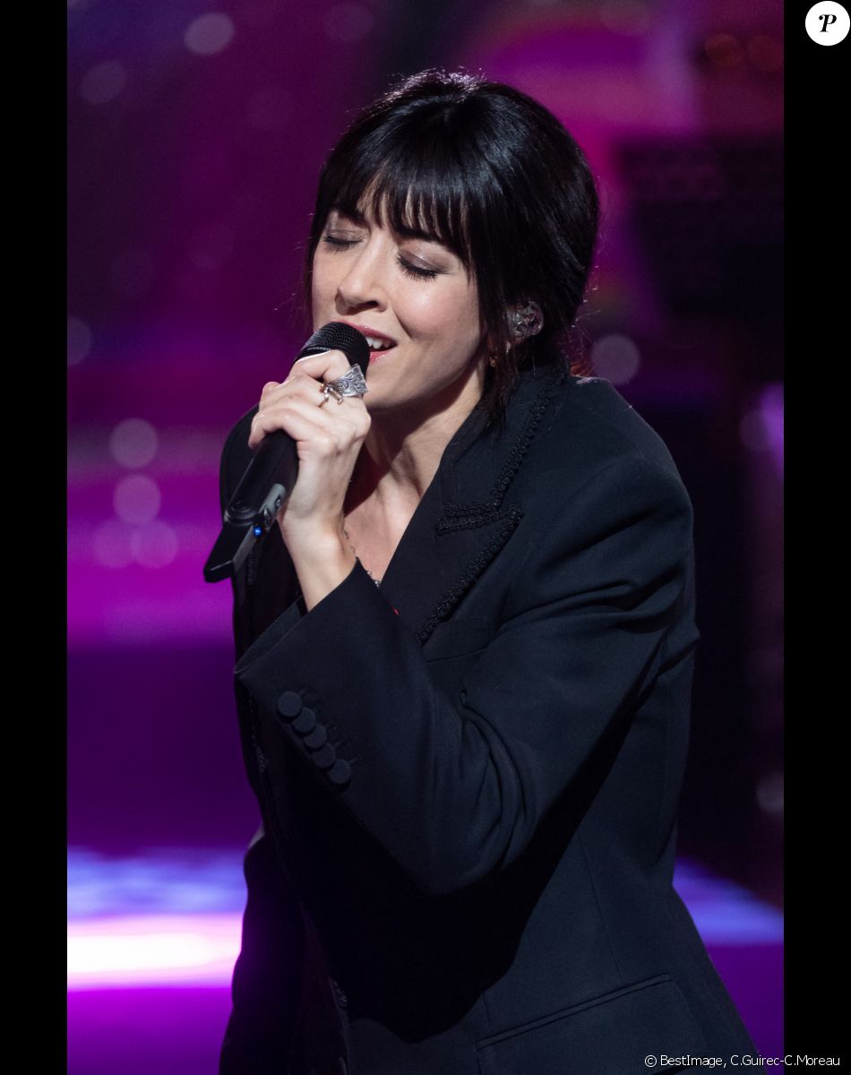 Nolwenn Leroy - Enregistrement de l'émission "Sidaction, ensemble contre le Sida - Merci Line" au Paradis Latin à Paris. Le 1er mars 2021. © C.Guirec-C.Moreau / Bestimage