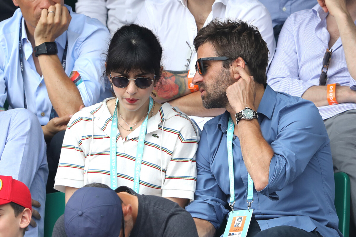 Photo : Nolwenn Leroy et son compagnon Arnaud Clément dans les tribunes