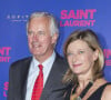 Michel Barnier et sa femme Isabelle - Avant Première du film "Saint Laurent" au Centre Georges Pompidou" à Paris le 23 septembre 2014.