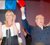 Jean-Marie Le Pen et sa fille Marine en 2009
