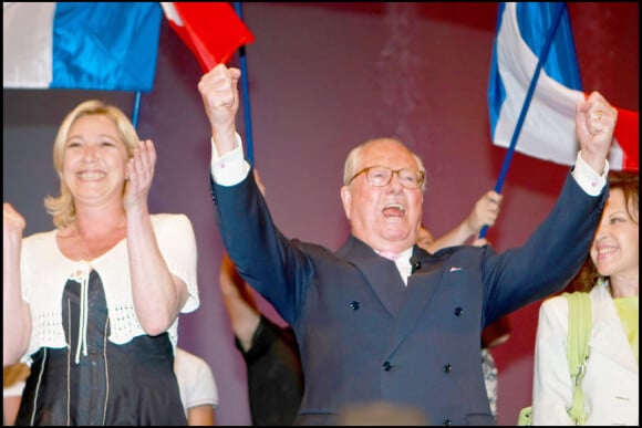 Jean-Marie Le Pen et sa fille Marine en 2009
