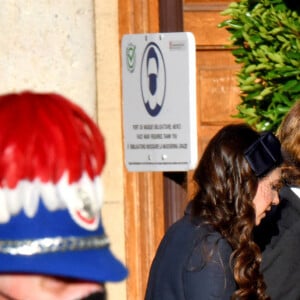 Andrea Casiraghi, Tatiana Santo Domingo - Arrivées en la cathédrale de Monaco pour la messe d'action de grace avec Te Deum lors de la la fête nationale de Monaco le 19 novembre 2021. © Bruno Bebert / Dominique Jacovides / Bestimage