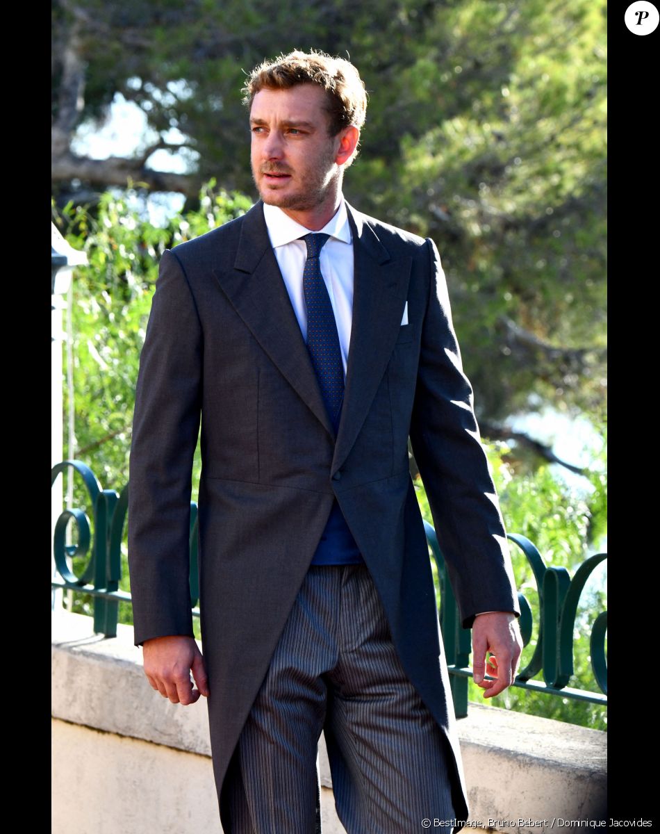 Pierre Casiraghi - Arrivées en la cathédrale de Monaco pour la messe d'action de grace avec Te Deum lors de la la fête nationale de Monaco le 19 novembre 2021. © Bruno Bebert / Dominique Jacovides / Bestimage
