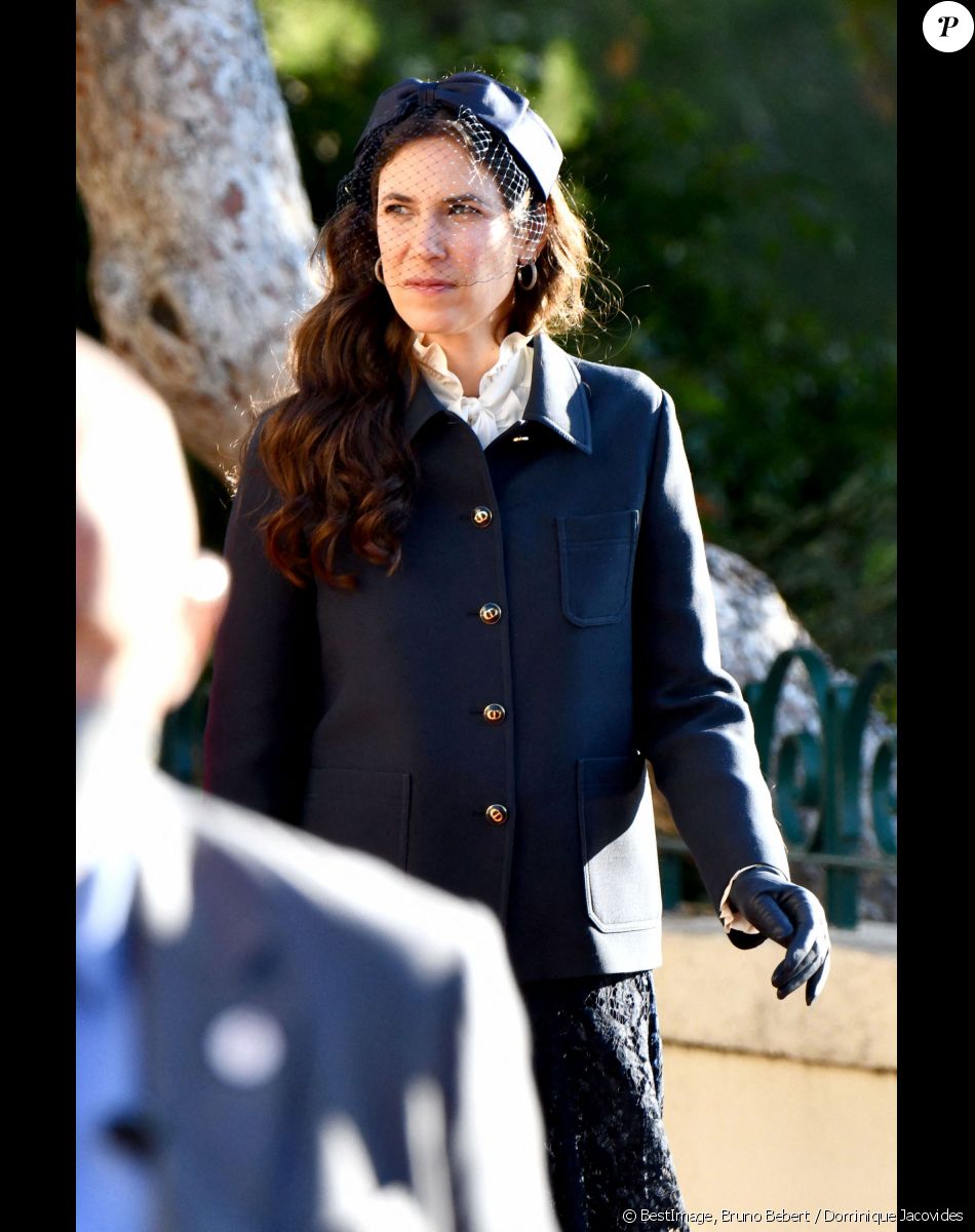 Tatiana Santo Domingo - Arrivées en la cathédrale de Monaco pour la messe d'action de grace avec Te Deum lors de la la fête nationale de Monaco le 19 novembre 2021. © Bruno Bebert / Dominique Jacovides / Bestimage