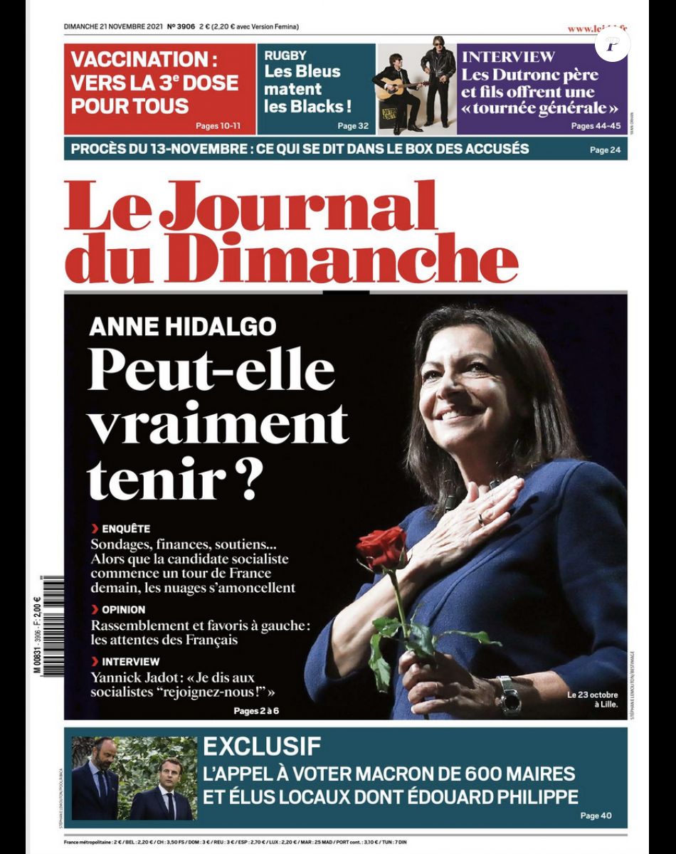 Nouvelle couverture du JDD