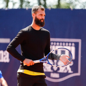 Benoît Paire en double lors des internationaux de tennis Open ATP 250 Emilia Romagna 2021 à Parme, Italie, le 27 mai 2021.