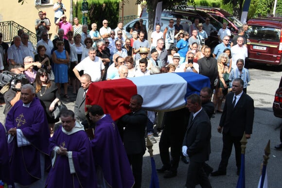Obsèques de Charles Pasqua en la cathédrale Notre-Dame du Puy à Grasse, le 7 juillet 2015.