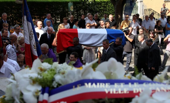 Obsèques de Charles Pasqua en la cathédrale Notre-Dame du Puy à Grasse, le 7 juillet 2015.