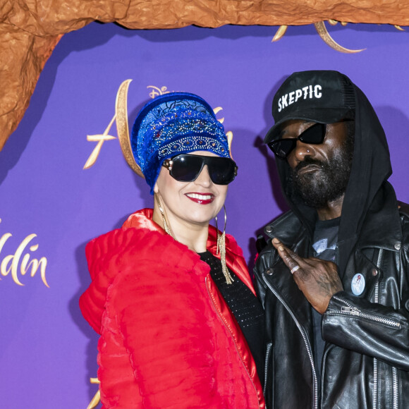 Lââm et son mari Robert Suber - Avant-première Parisienne du film "Aladdin" au Grand Rex à Paris le 8 mai 2019. © Olivier Borde/Bestimage 