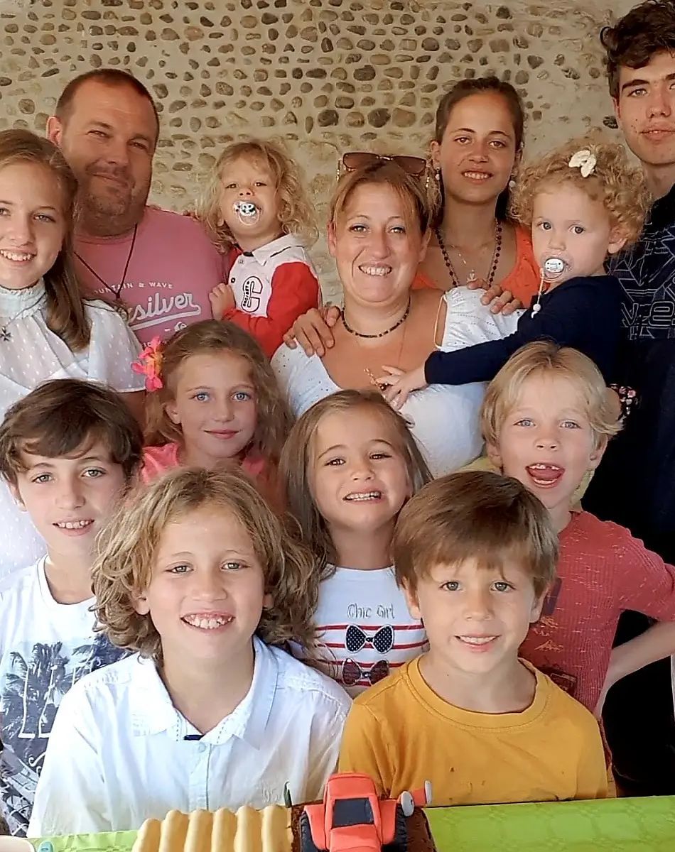 La tribu Van Der Auwera de "Familles nombreuses"