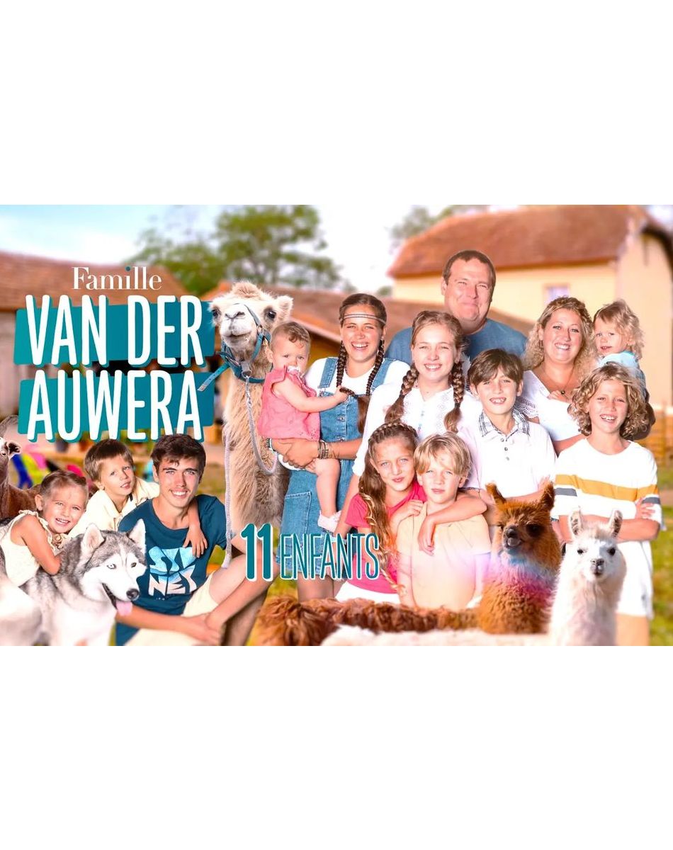 La tribu Van Der Auwera de "Familles nombreuses, la vie en XXL"