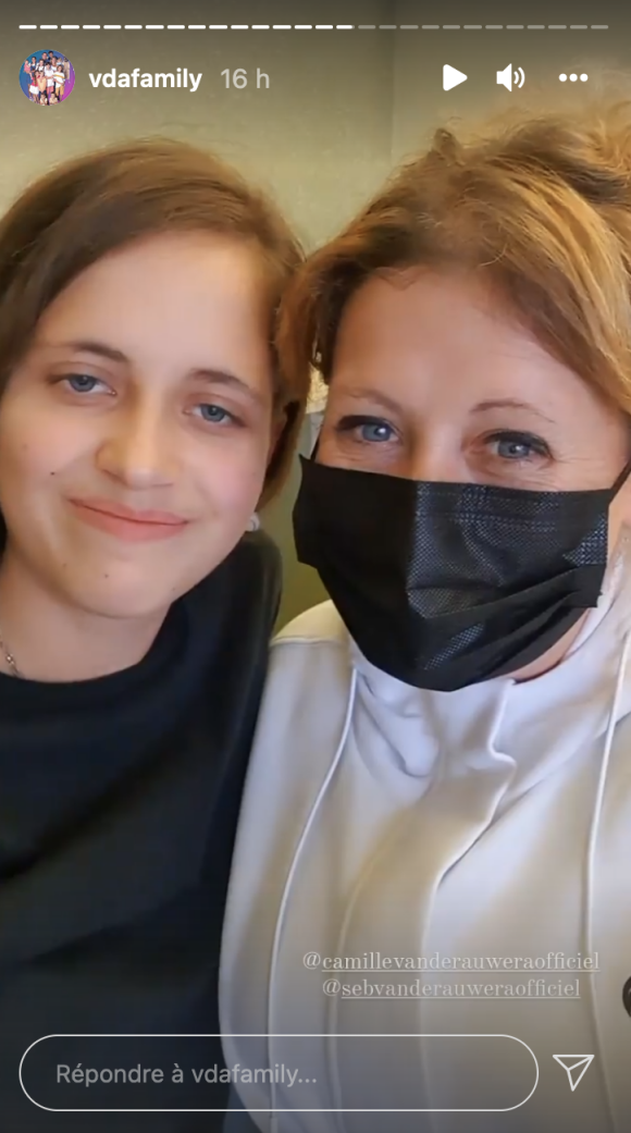Camille, la fille aînée des Van Der Auwera, est hospitalisée pour diabète - Instagram