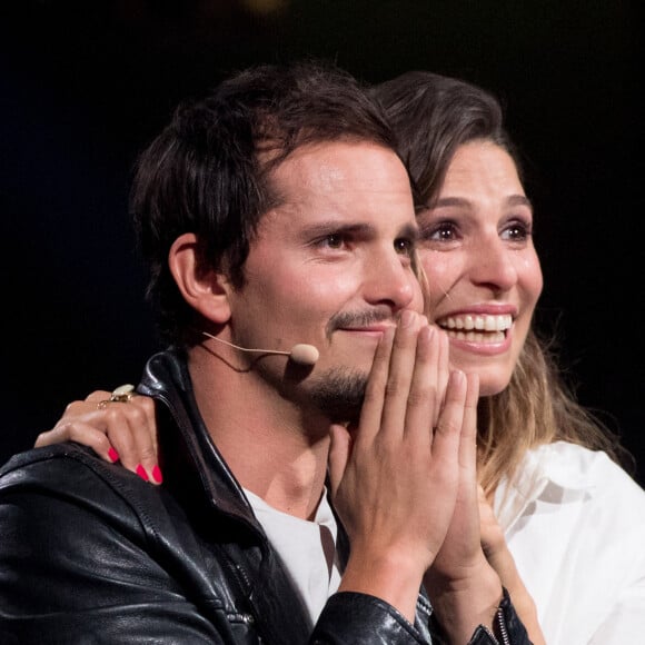 Exclusif - Laury Thilleman et son mari Juan Arbelaez - Enregistrement de l'émission "La Chanson secrète 9" à la Seine musicale à Paris, diffusée le 27 novembre sur TF1 à 21h05 © Gaffiot-Moreau / Bestimage 