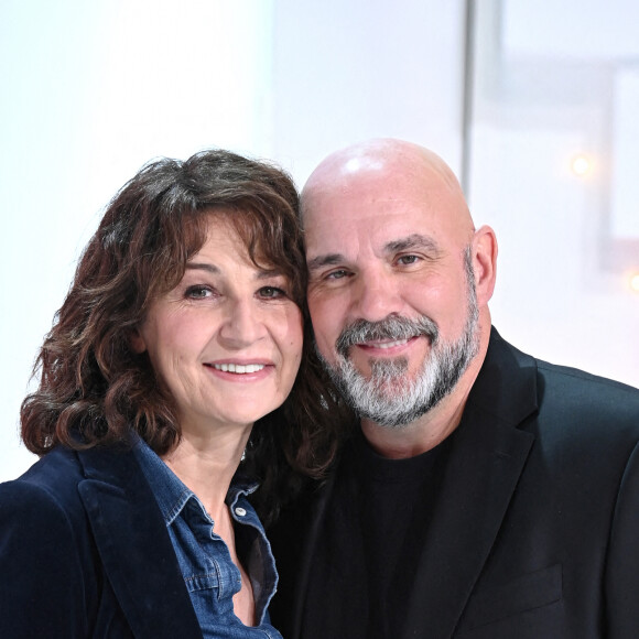 Exclusif - Valérie Lemercier et Sylvain Macrcel - Enregistrement de l'émission "Vivement Dimanche" présentée par M.Drucker et diffusée le 7 novembre sur France 2.  © Guillaume Gaffiot / Bestimage 