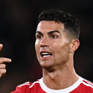Cristiano Ronaldo - Match de Ligue Des Champions "Manchester United - Atalanta Bergame (3-2)" au stade Old Trafford à Manchester, le 20 octobre 2021.