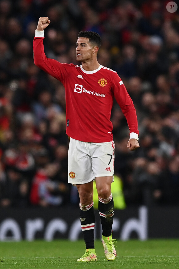 Cristiano Ronaldo - Match de Ligue Des Champions "Manchester United - Atalanta Bergame (3-2)" au stade Old Trafford à Manchester, le 20 octobre 2021.