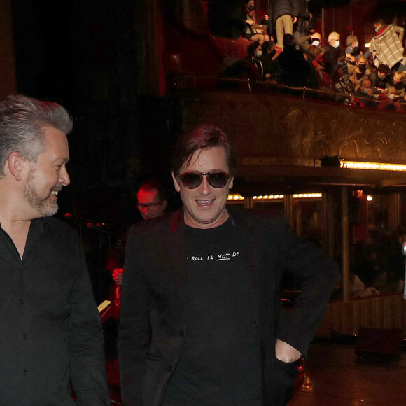 Exclusif - Thomas Dutronc - Soirée "L'année de la déprime (et même un peu plus...)" aux Folies Bergère à Paris. Le 29 novembre 2021. © Alain Guizard / Bestimage