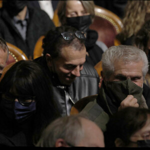 Exclusif - Claude Lelouch - Soirée "L'année de la déprime (et même un peu plus...)" aux Folies Bergère à Paris. Le 29 novembre 2021. © Alain Guizard / Bestimage