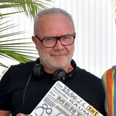 Olivier Baroux lors du tournage, du prochain film réalisé "Menteur" par Olivier Baroux et produit par Gaumont au studio de la Victorine à Nice, France, le 29 juin 2021. © Bruno Bebert/Bestimage 