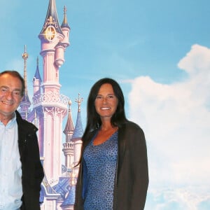 Jean-Pierre Pernaut et sa femme Nathalie Marquay-Pernaut au concert des 10 ans de l'association "Tout le monde contre le cancer" à Disneyland Paris. Marne-la-Vallée, le 12 juin 2016. © Ausset Lacroix-Gorassini/Bestimage