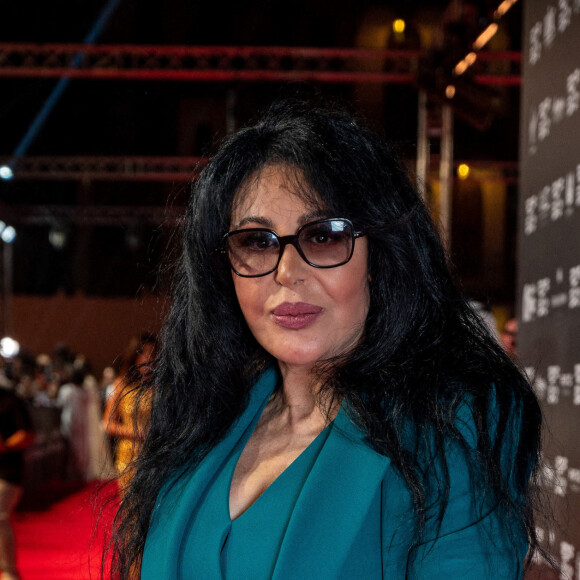 Yamina Benguigui assiste à la soirée d'ouverture de la première édition du Red Sea International Film Festival (Festival International du Film de la Mer Rouge) à Djeddah, en Arabie Saoudite. Le 6 décembre 2021.