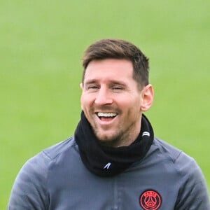 Lionel Messi (PSG) - Entrainement du PSG au Camp des Loges à Saint-Germain-en-Laye, le 6 décembre 2021.