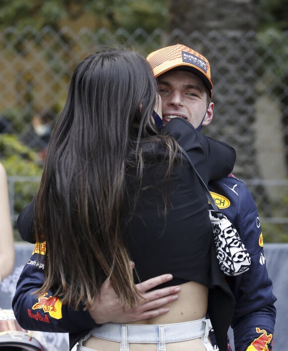 Max Verstappen et Kelly Piquet lors du Grand Prix de Monaco, le 23 mai 2021.