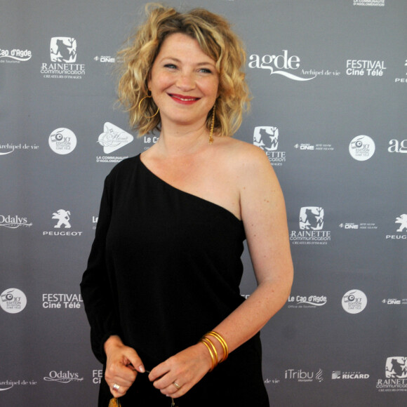 Cécile Bois au festival "Les Herault du cinéma et de la télé" au Cap d'Agde. © Robert Fages / Bestimage