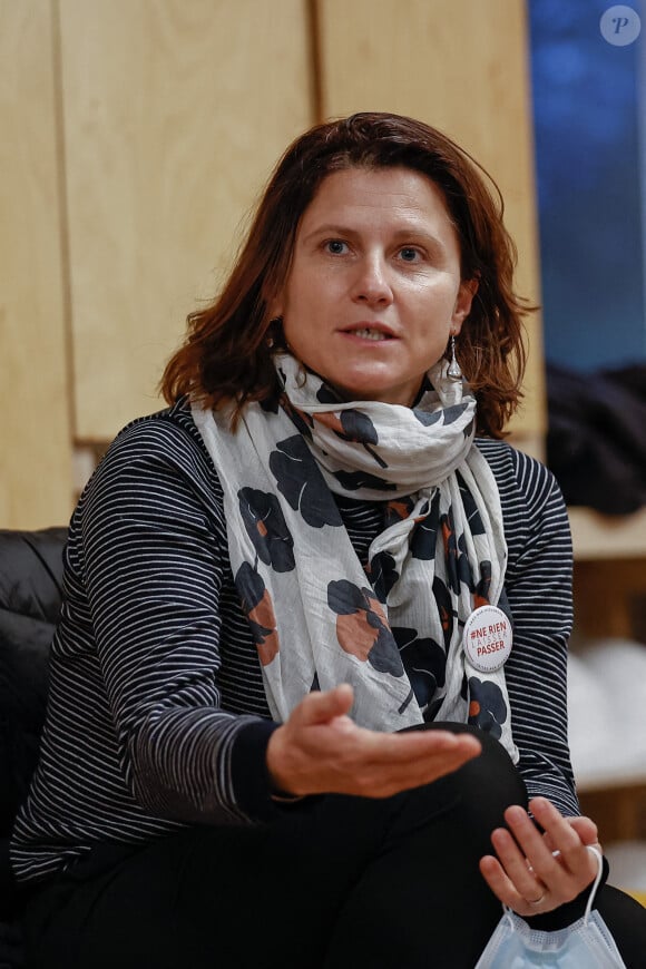 Roxana Maracineanu, ministre déléguée chargée des sports - Saint Ouen, le 25 novembre 2021. © Aurélien Morissard / Panoramic / Bestimage